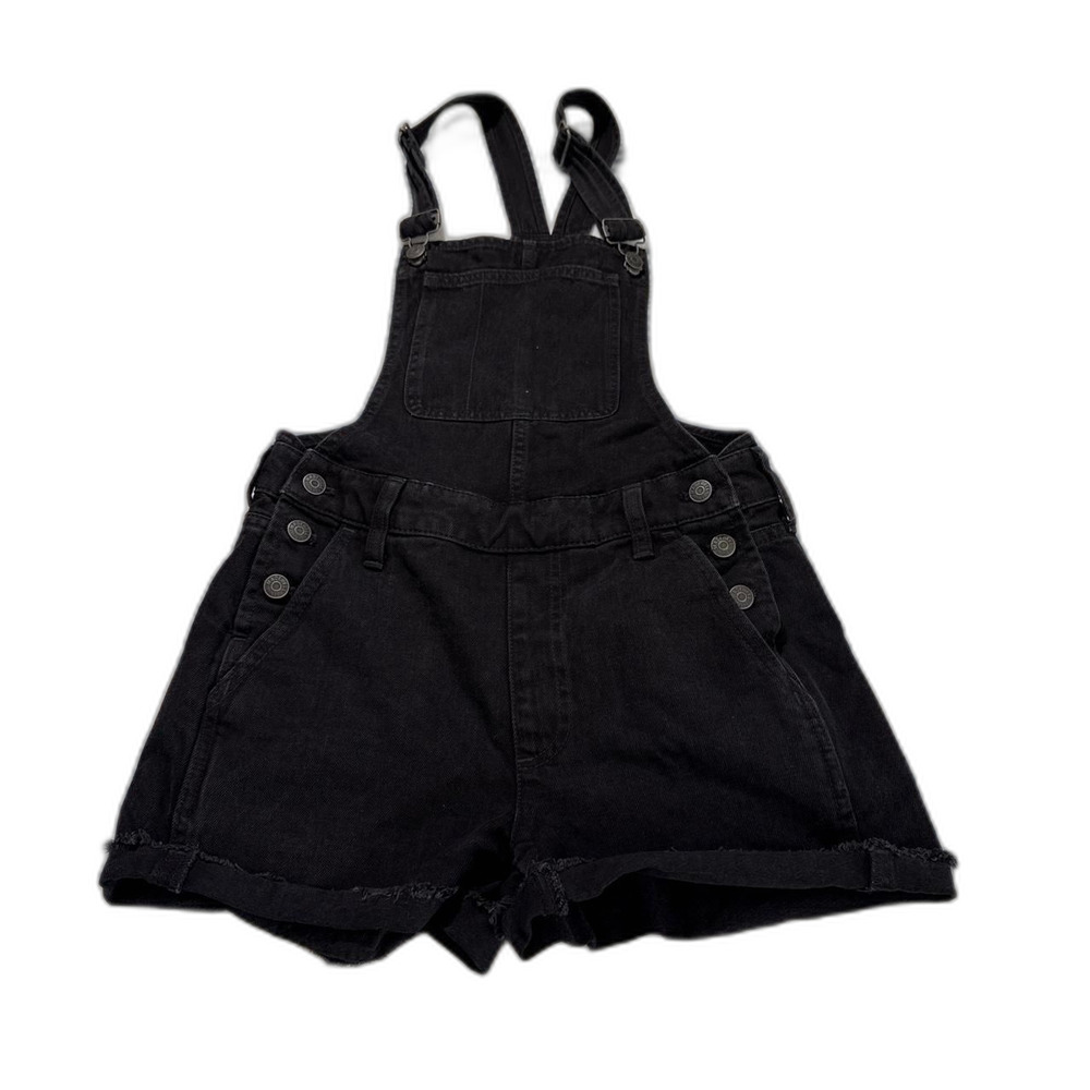 Madewell Women's Black Dungarees-overalls